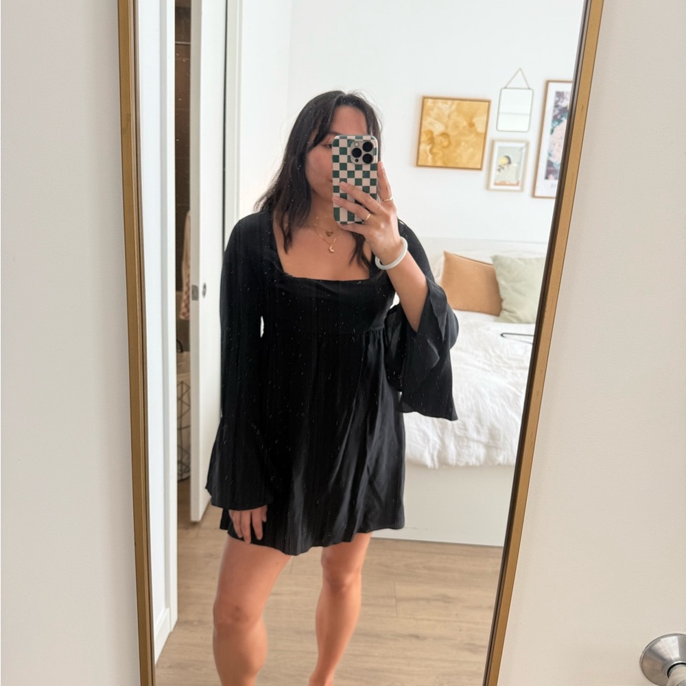 Stone Cold Fox Blk Mini Dress